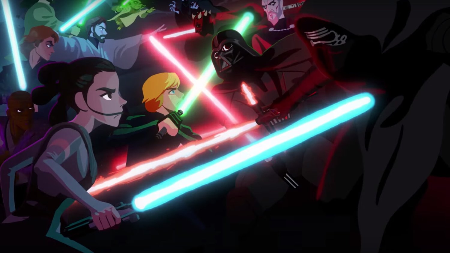 Star Wars Galaxy of Adventures Jedi vs Sith