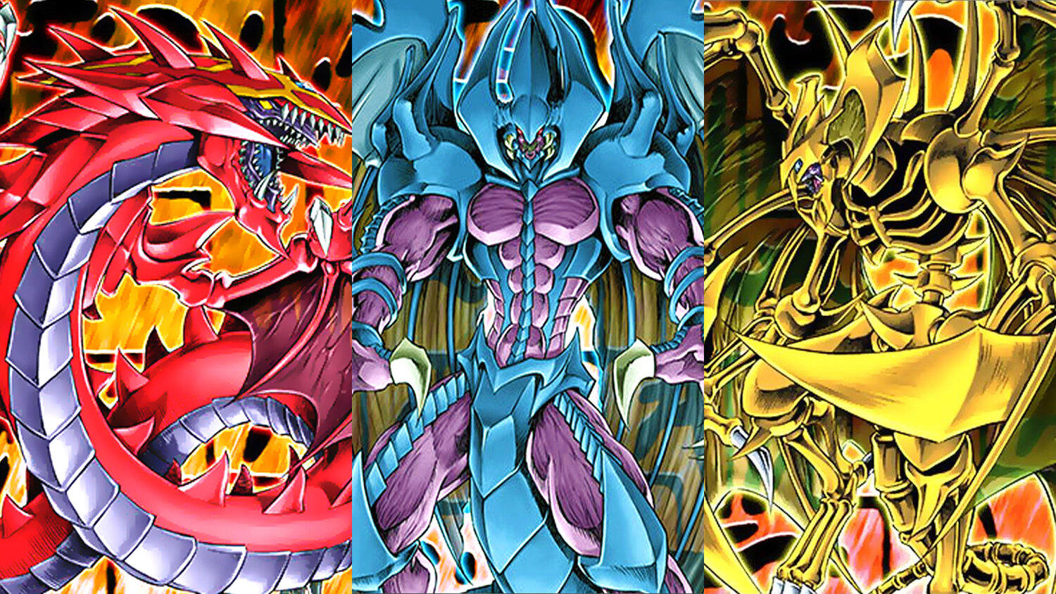 That’s right, the Sacred Beasts from Yu-Gi-Oh! 