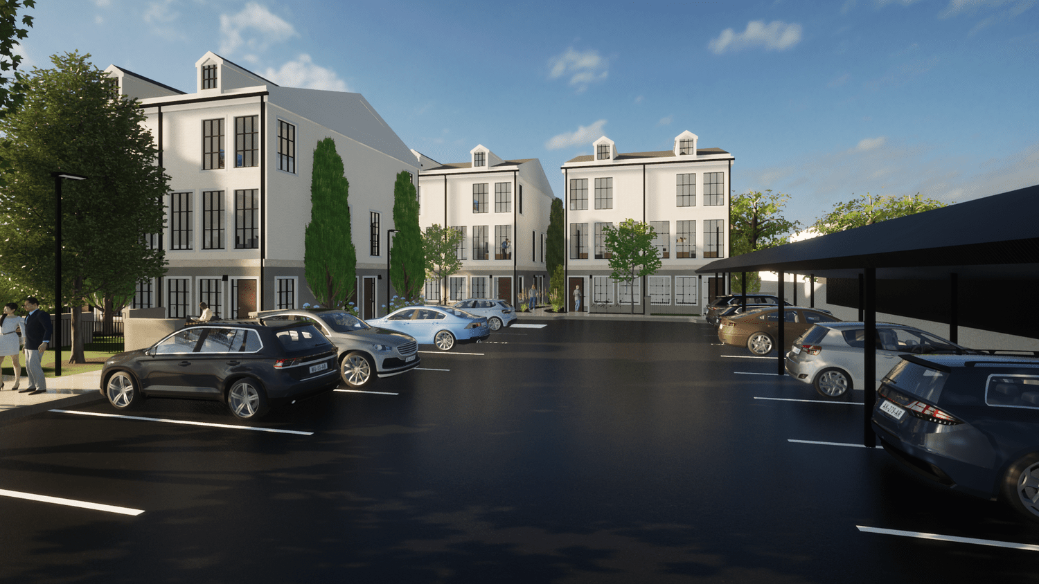 Presque Isle Retreat exterior showing barn-inspired form with modern steel and glass details