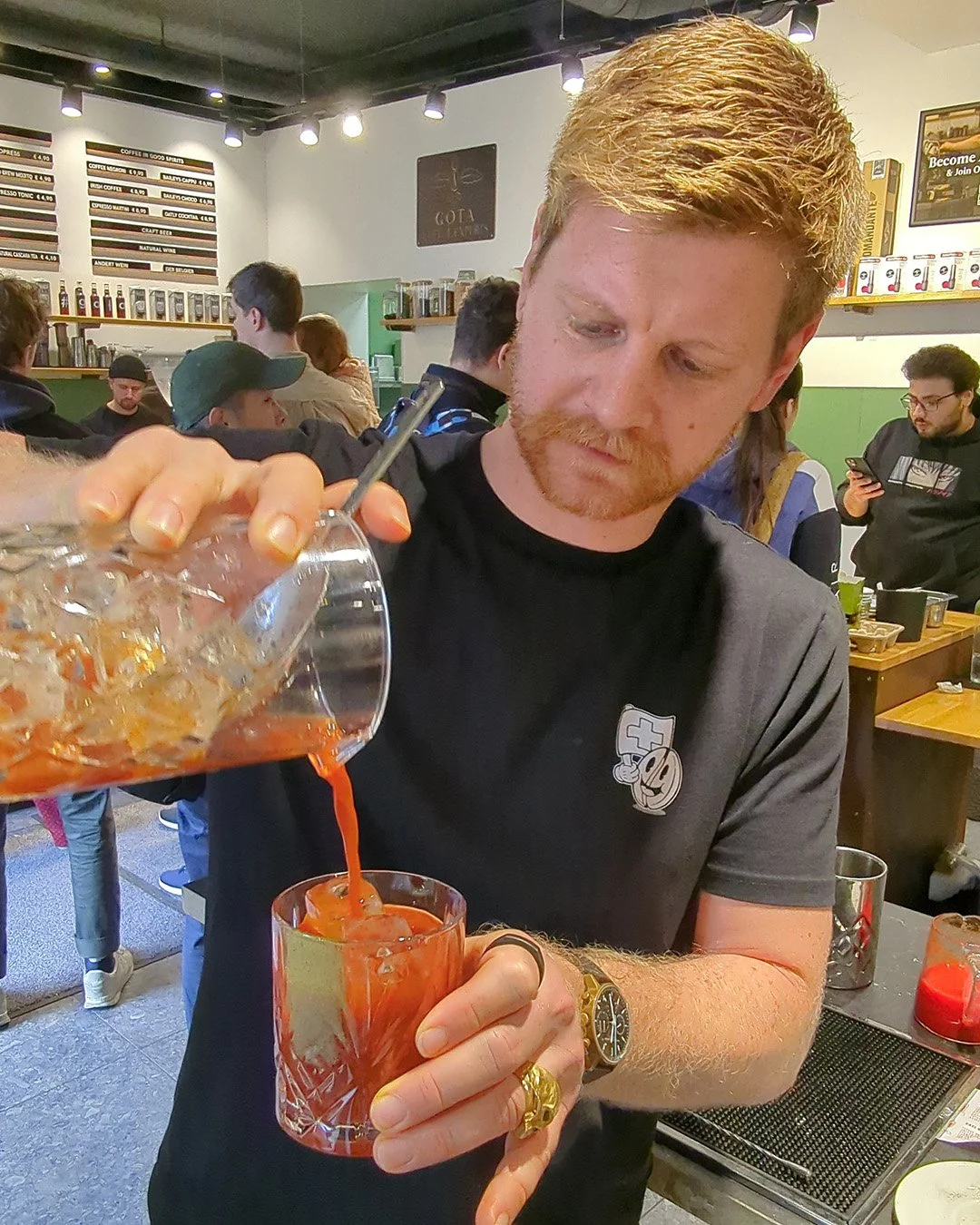 Sandro at GOTA Coffee Experts, Vienna