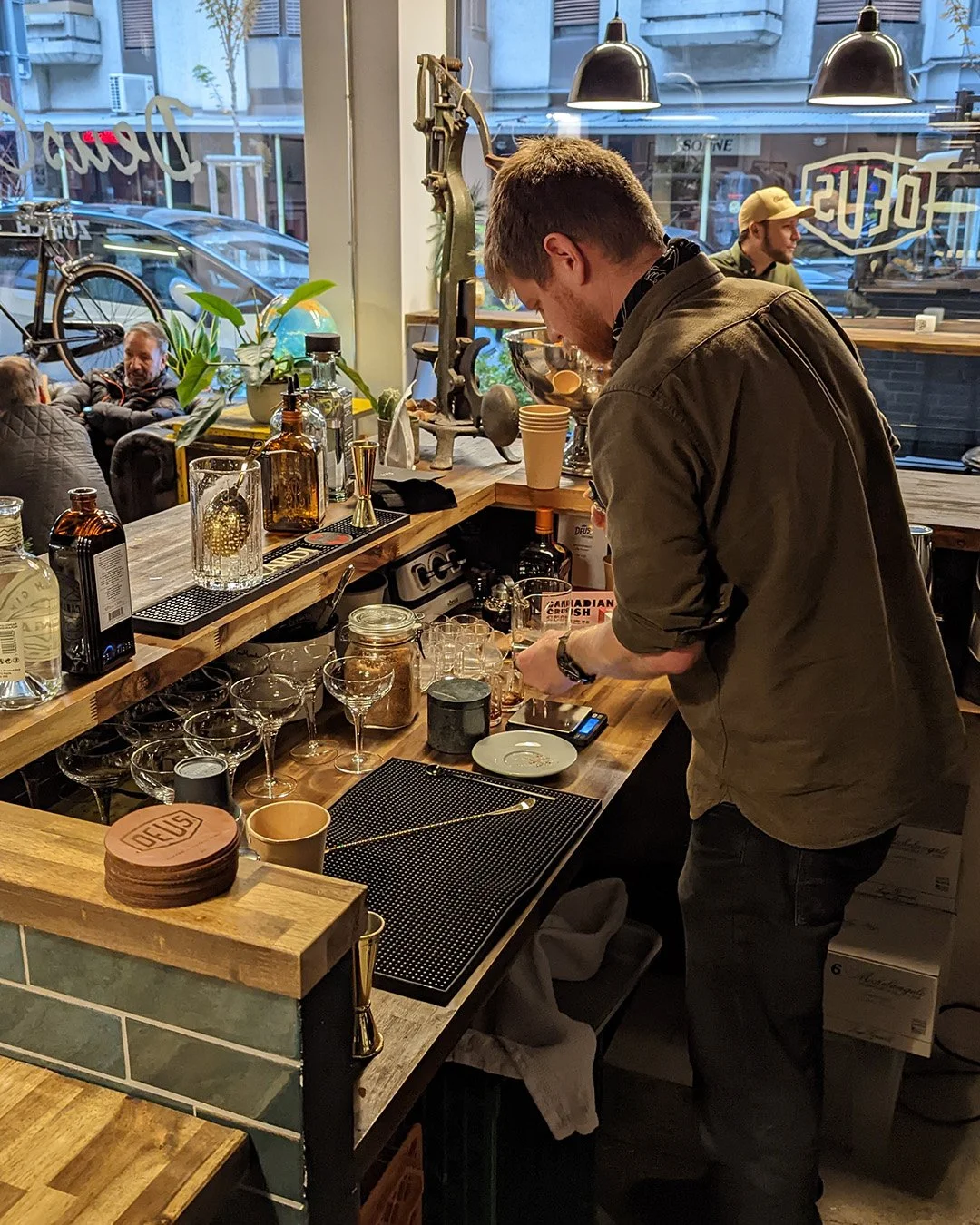 Sandro at Deus Ex Machina, Zürich