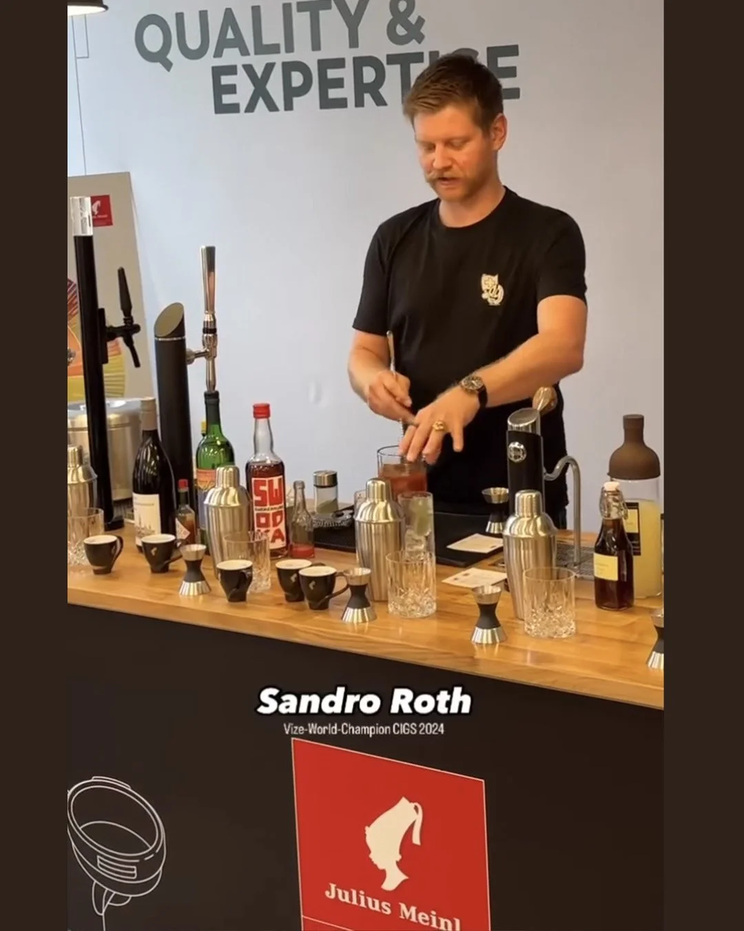 Sandro at Julius Meinl, Vienna