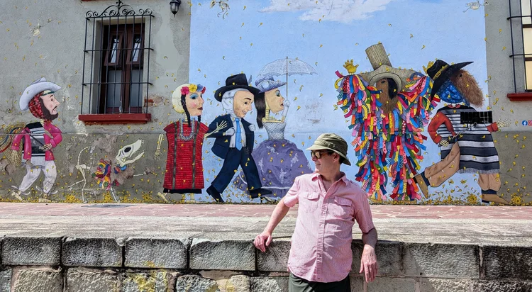 mural in Oaxaca Mexico 