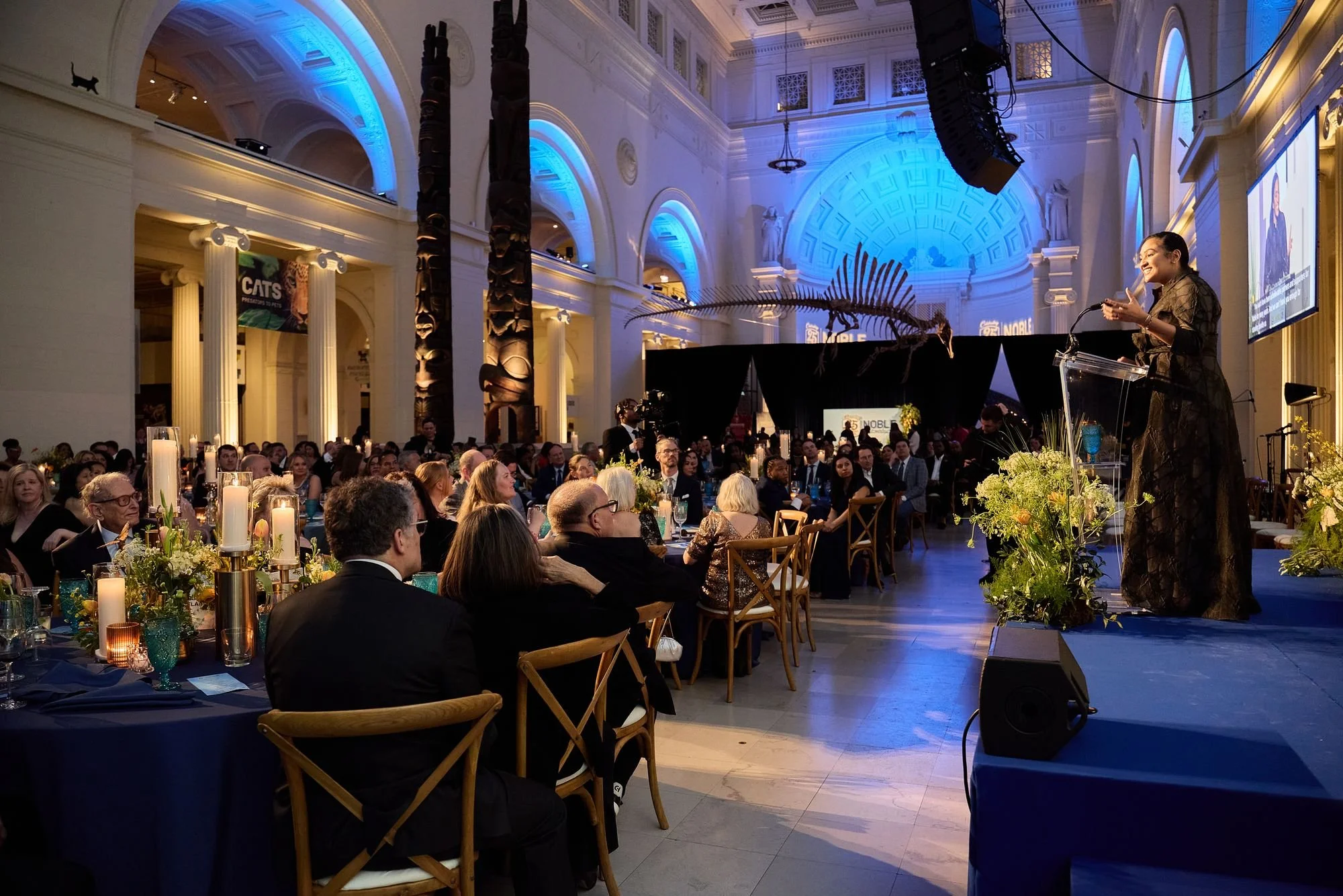 Evening gala in a grand hall