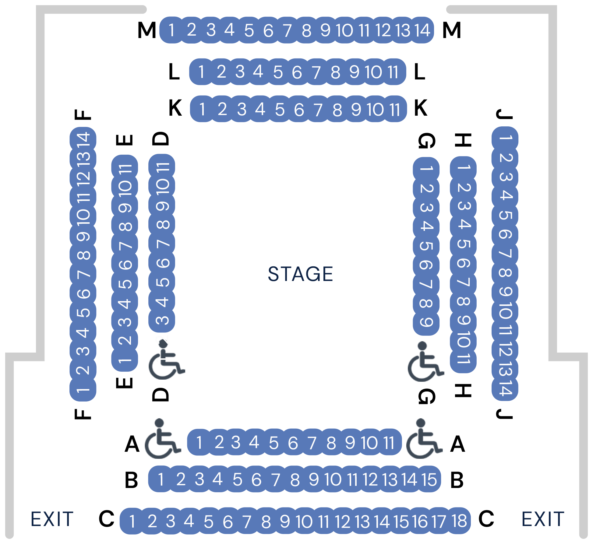 Waxlax Stage Round Configuration