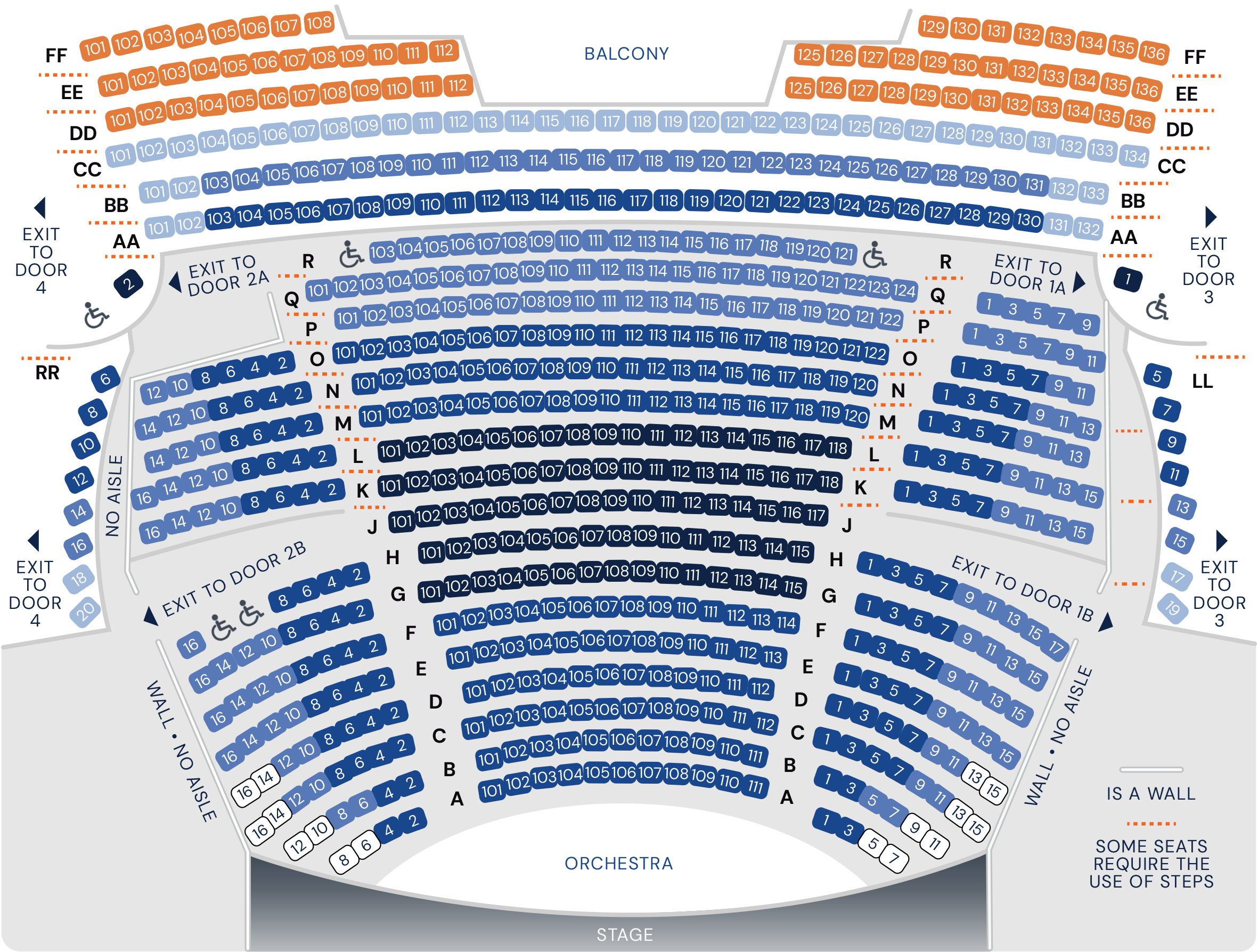 Stark Stage Seating Chart