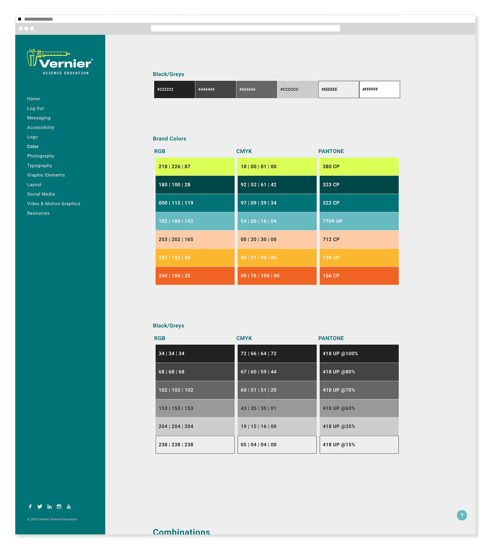 Vernier brand guide color mid 2