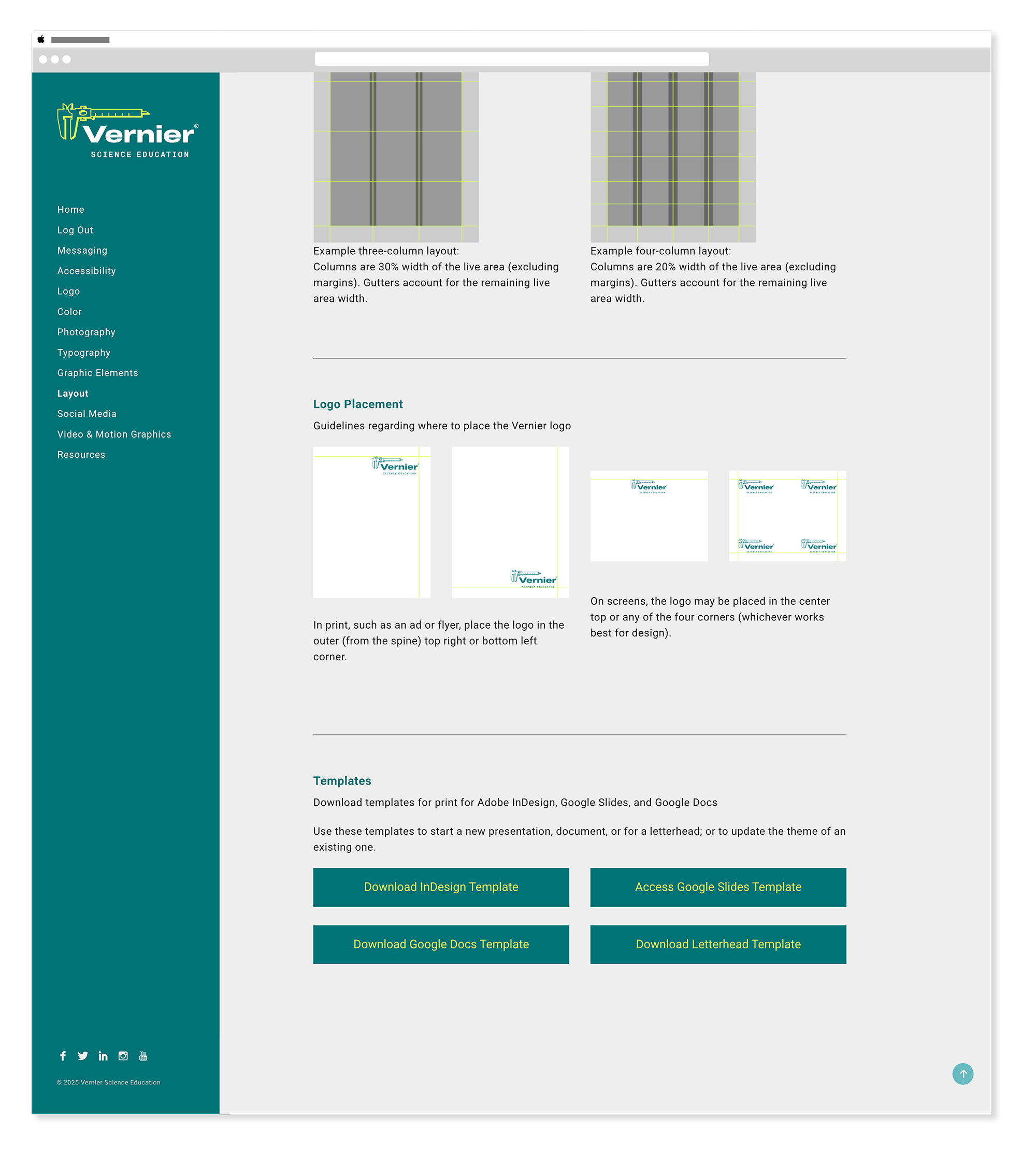 Vernier brand guide layout mid 2