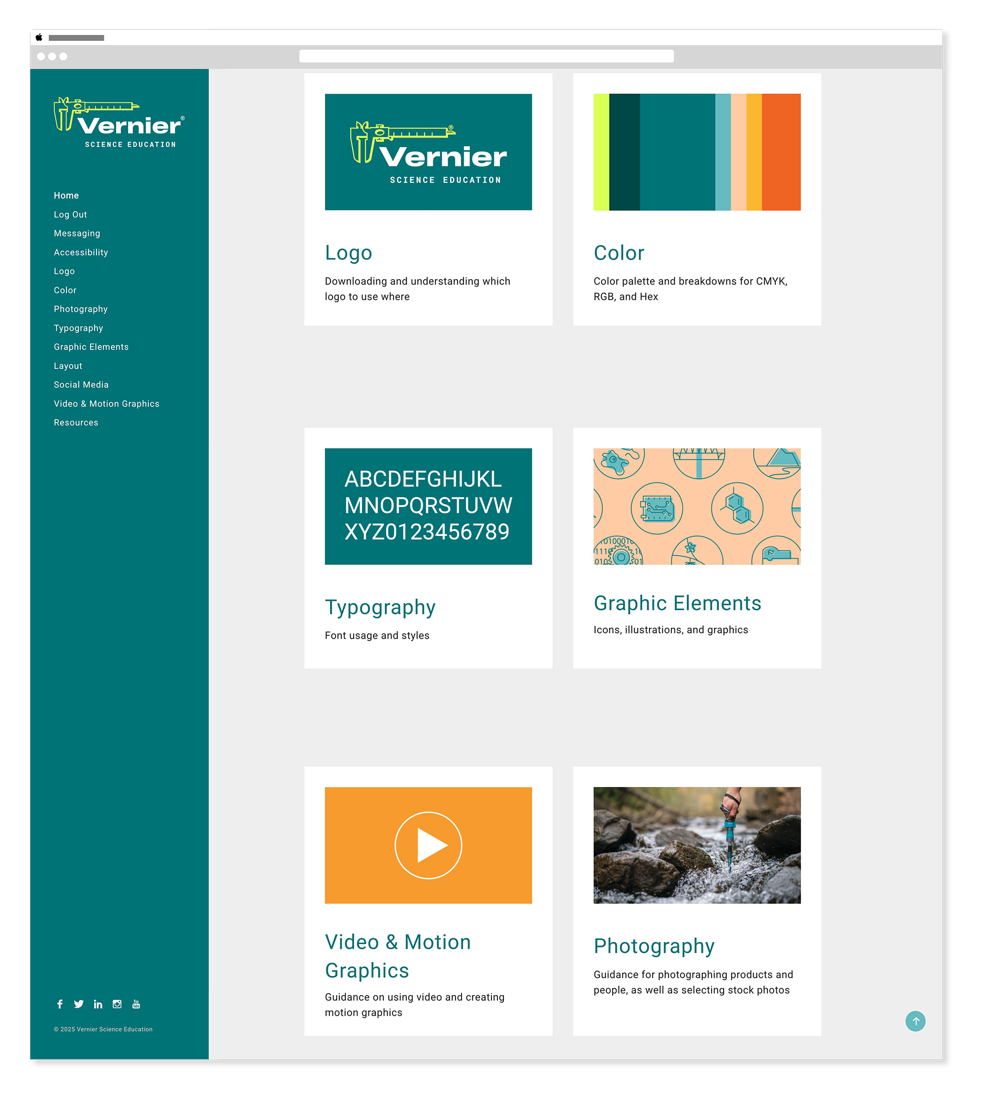 Vernier Brand Guide - Home - Mid Section