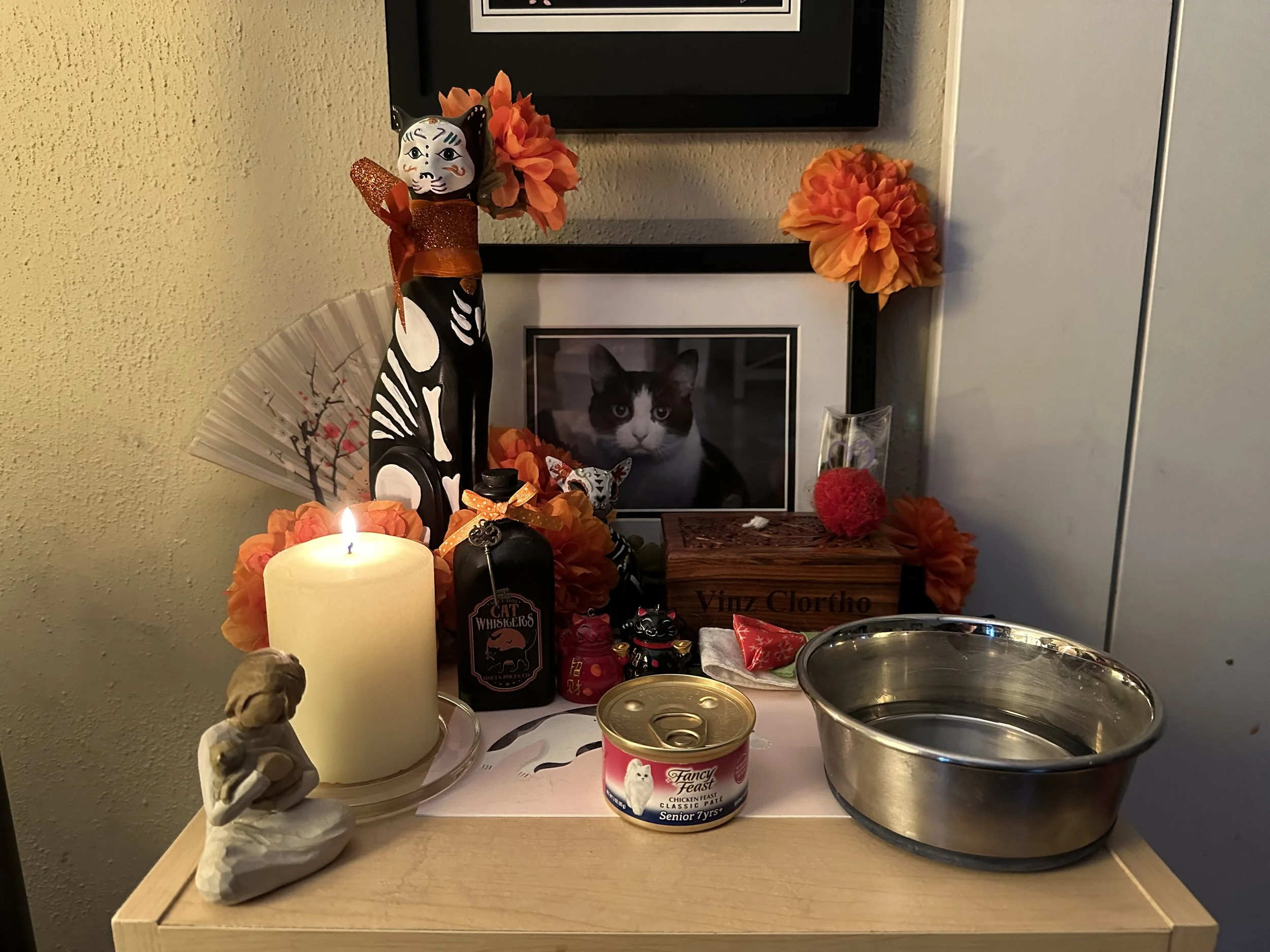 Vinz's shrine and ashes