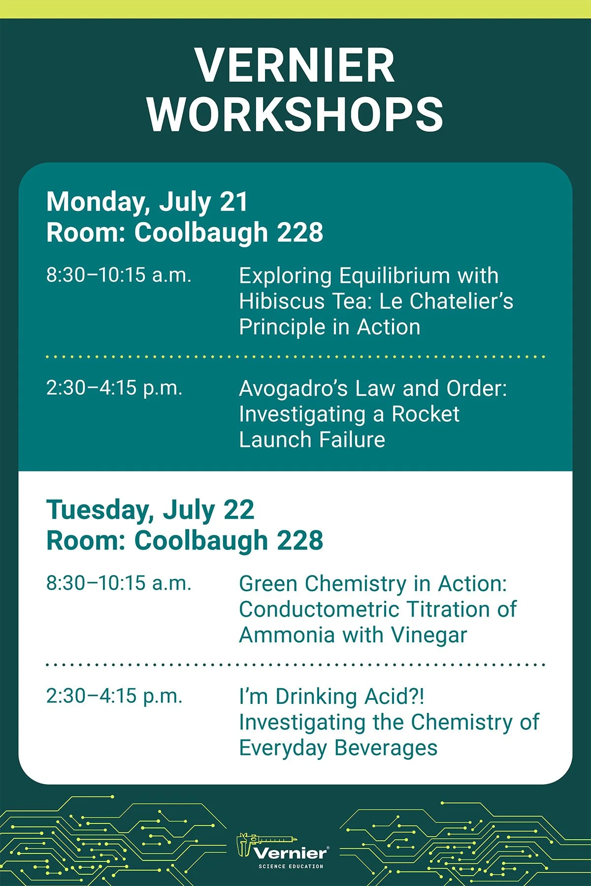 2025 CHEM-ED Workshop Sign
