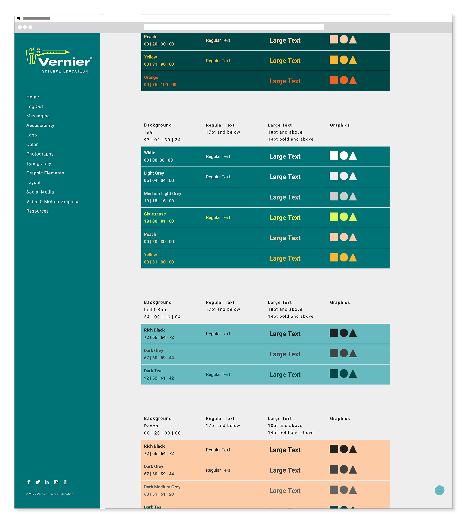 Vernier brand guide accessibility mid 4
