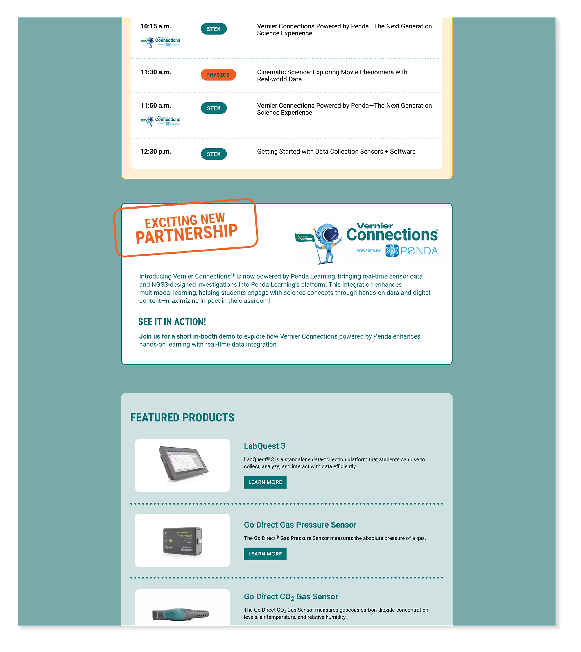 NSTA 2025 — workshops mid section