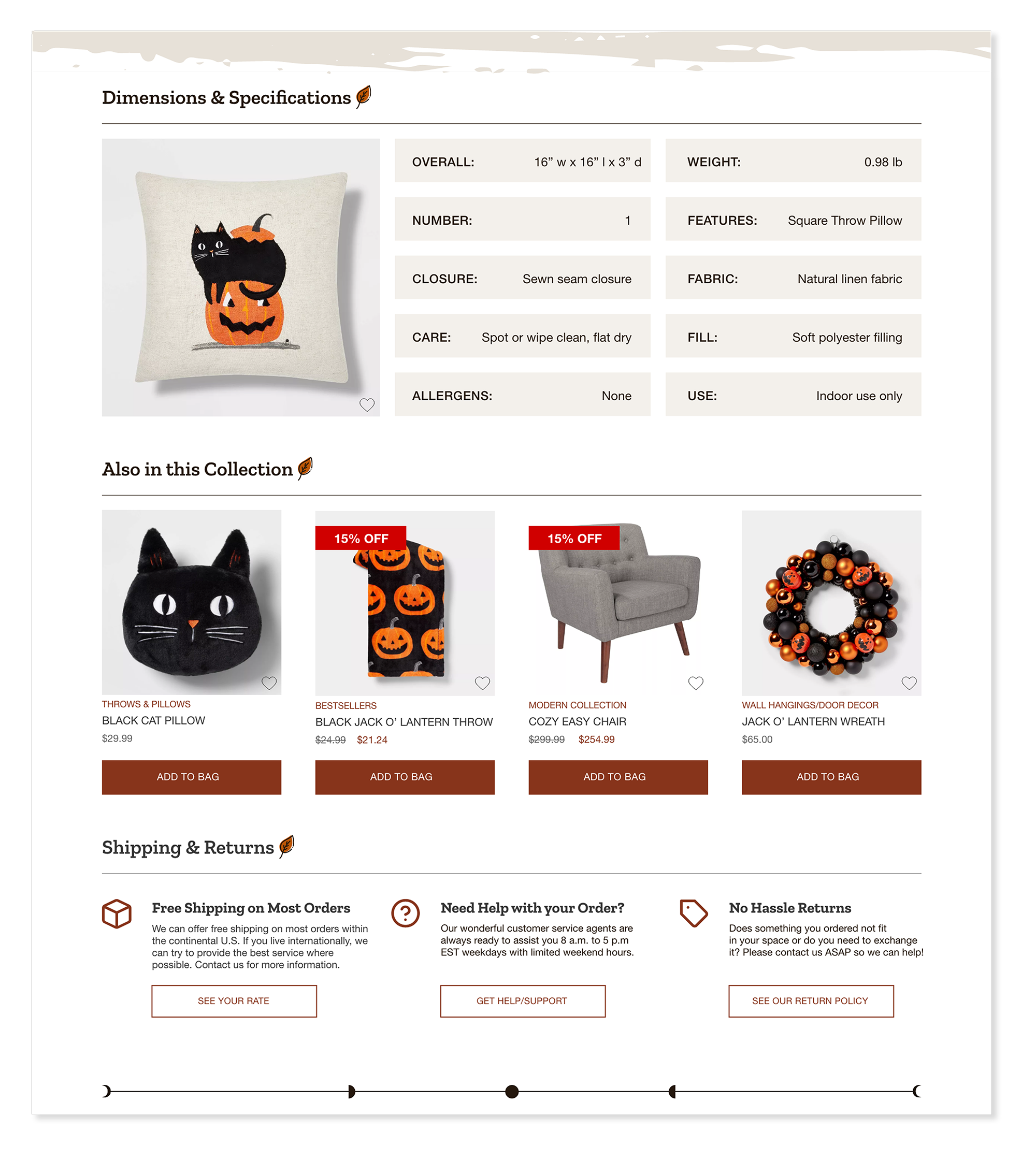 TTH Product Page Mid-Section