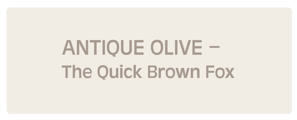 Antique Olive