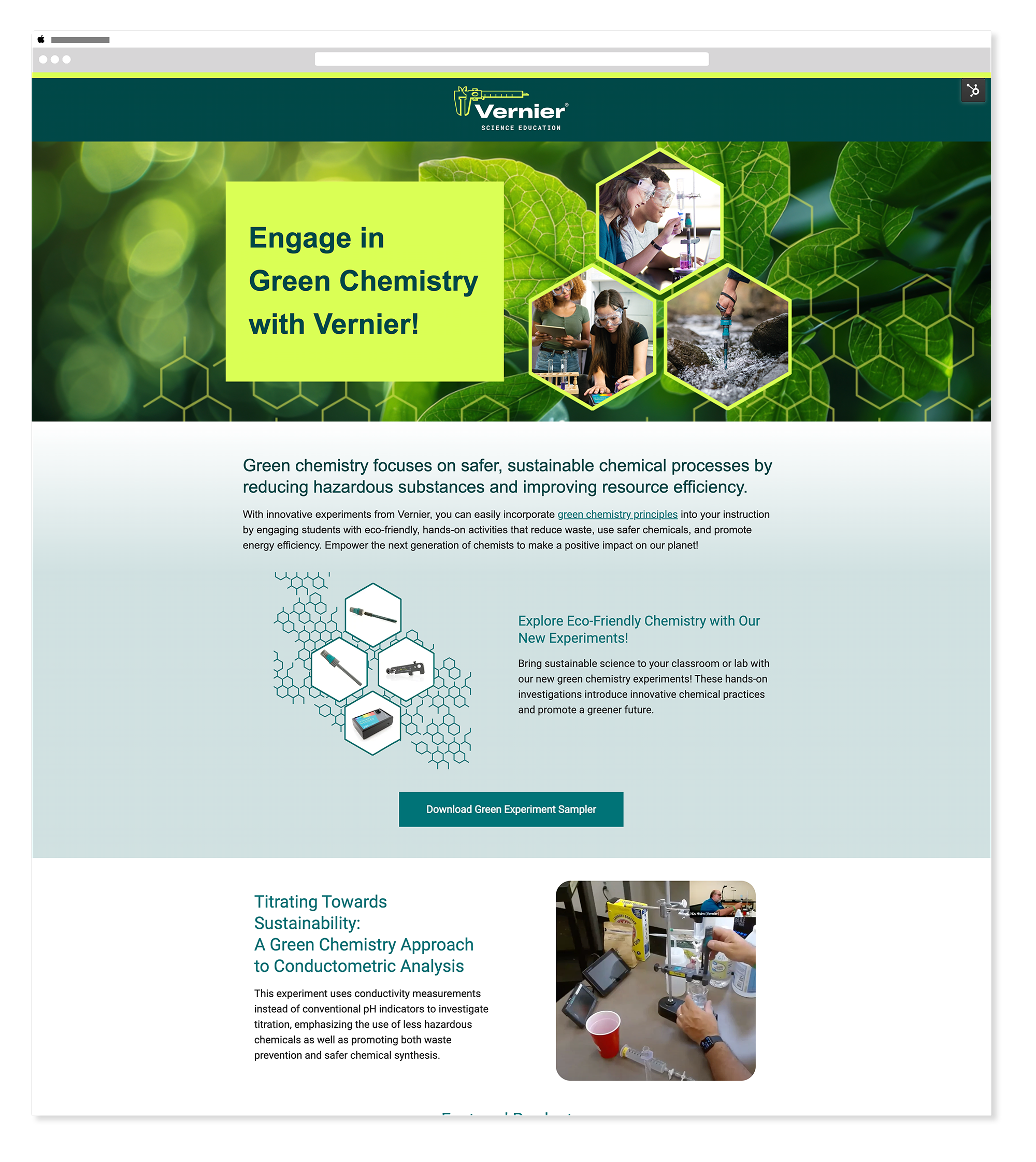 Green Chemistry — header section