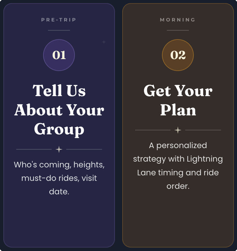 So Much Magic homepage parallax detail