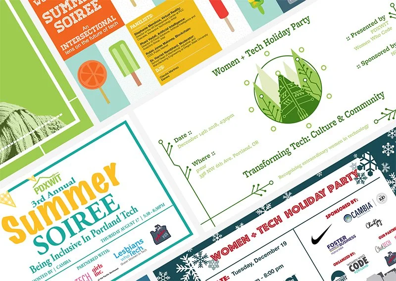 PDXWIT event graphics