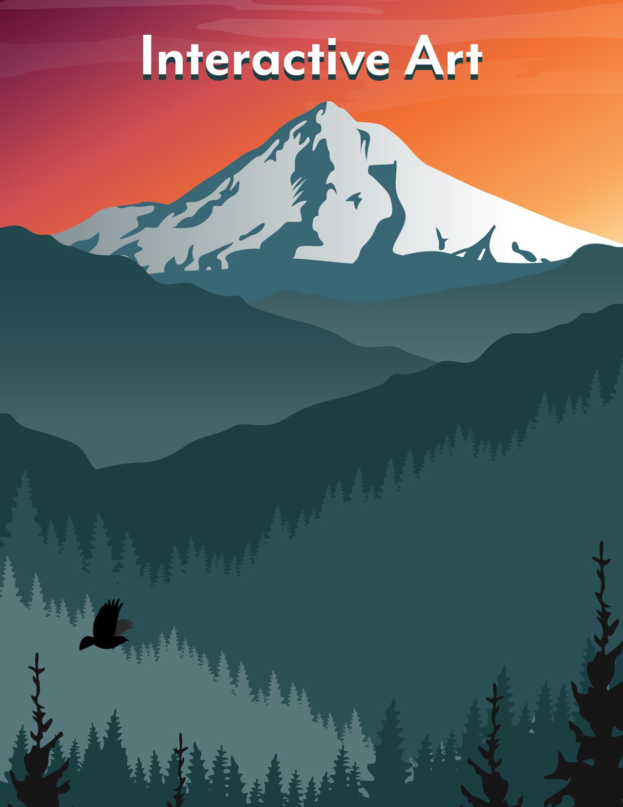 Vernier Parallax Digital Art - Mt. Hood Vista Scratch Project - Cover