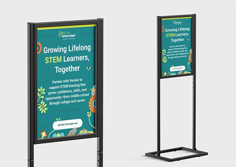 Vernier Conference Signage & Swag