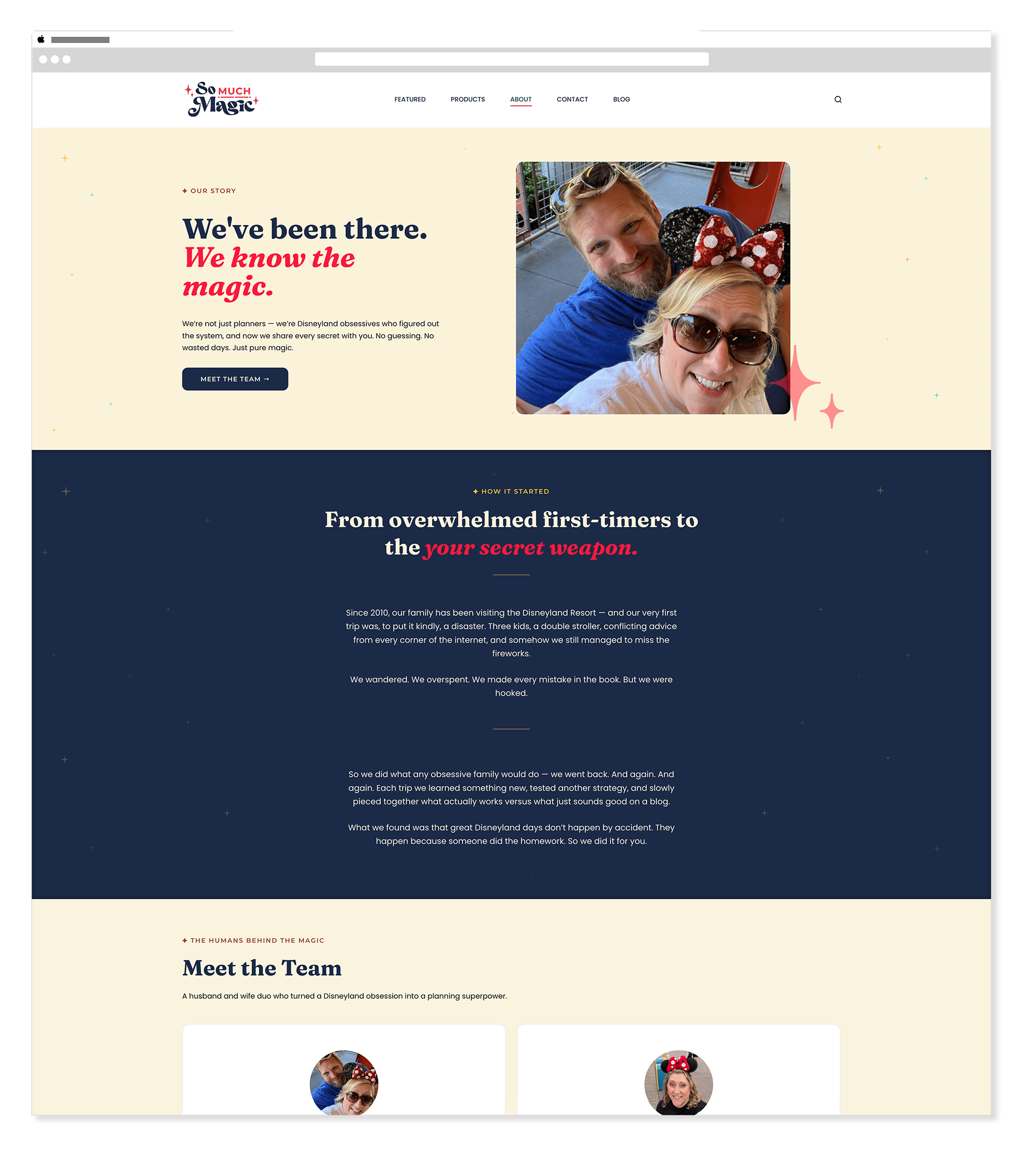 So Much Magic about page header