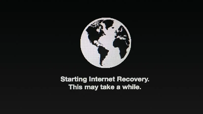 iMac showing internet recovery screen