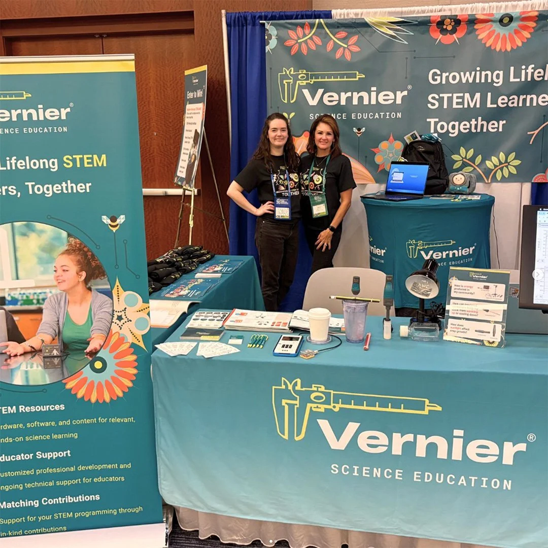 Vernier booth at 2025 GEARUP conference