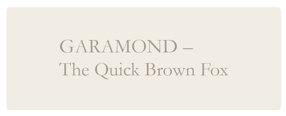 Garamond