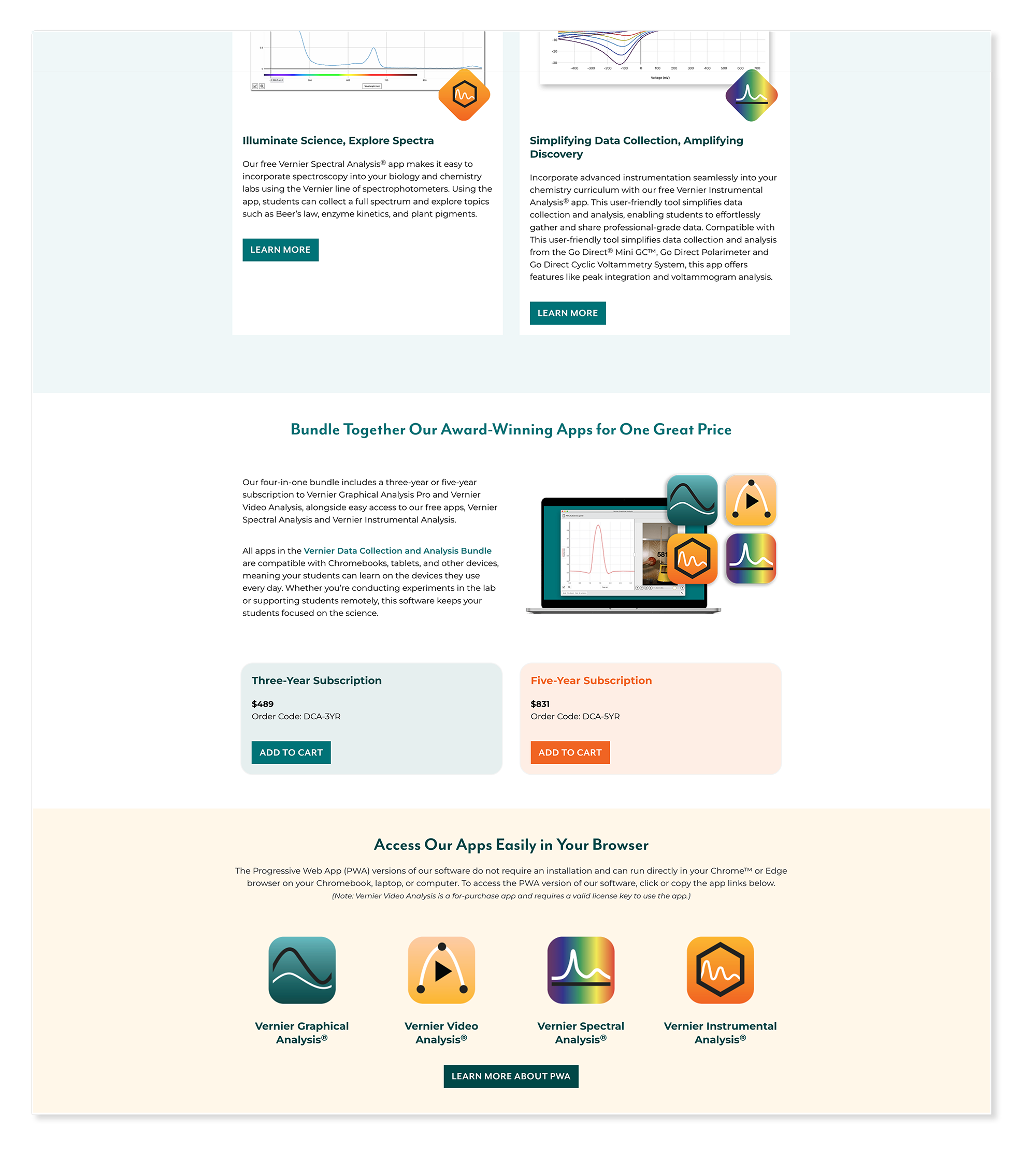 Vernier software concept — mid