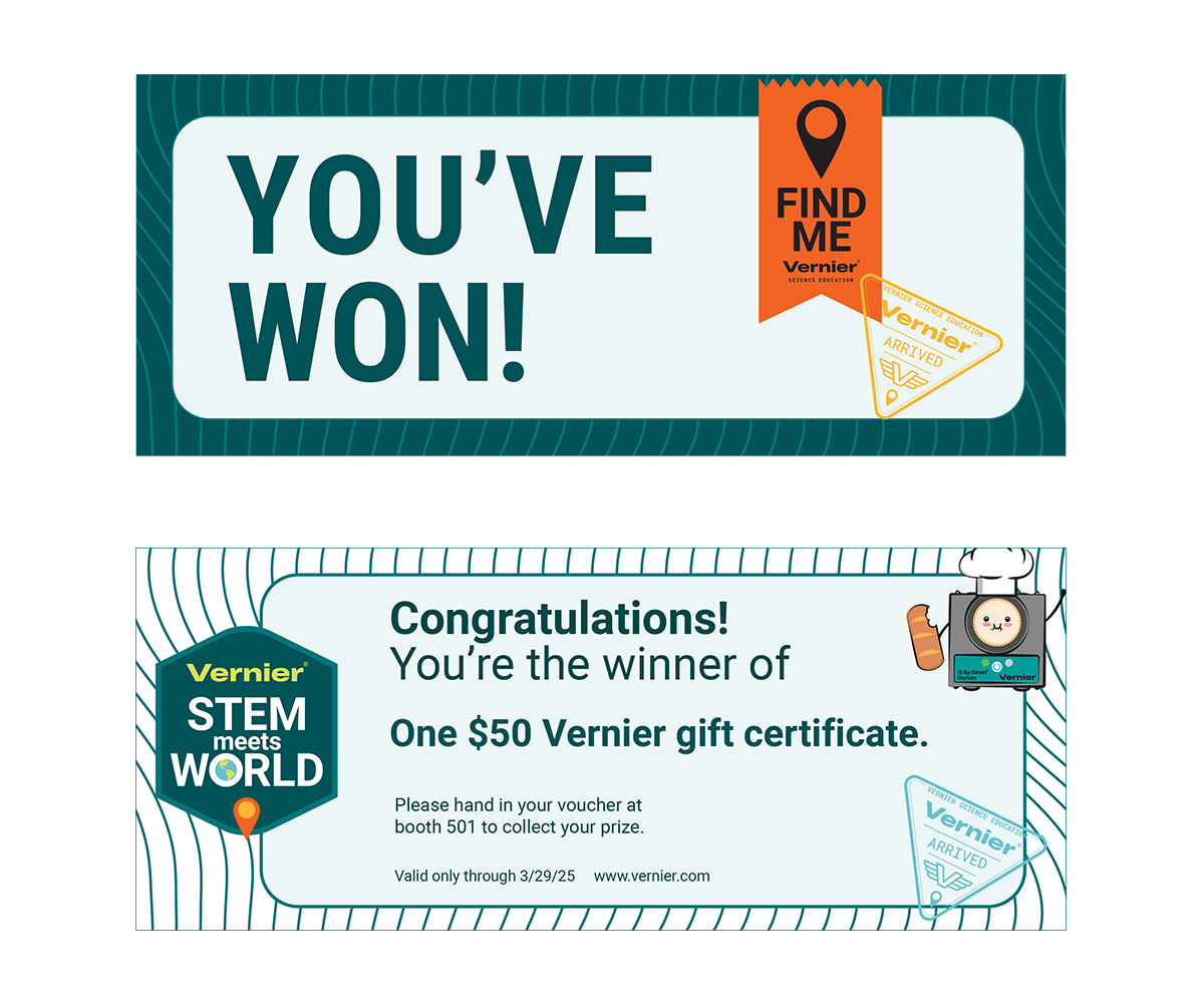 Vernier NSTA Denver 2025 - Voucher/Coupon