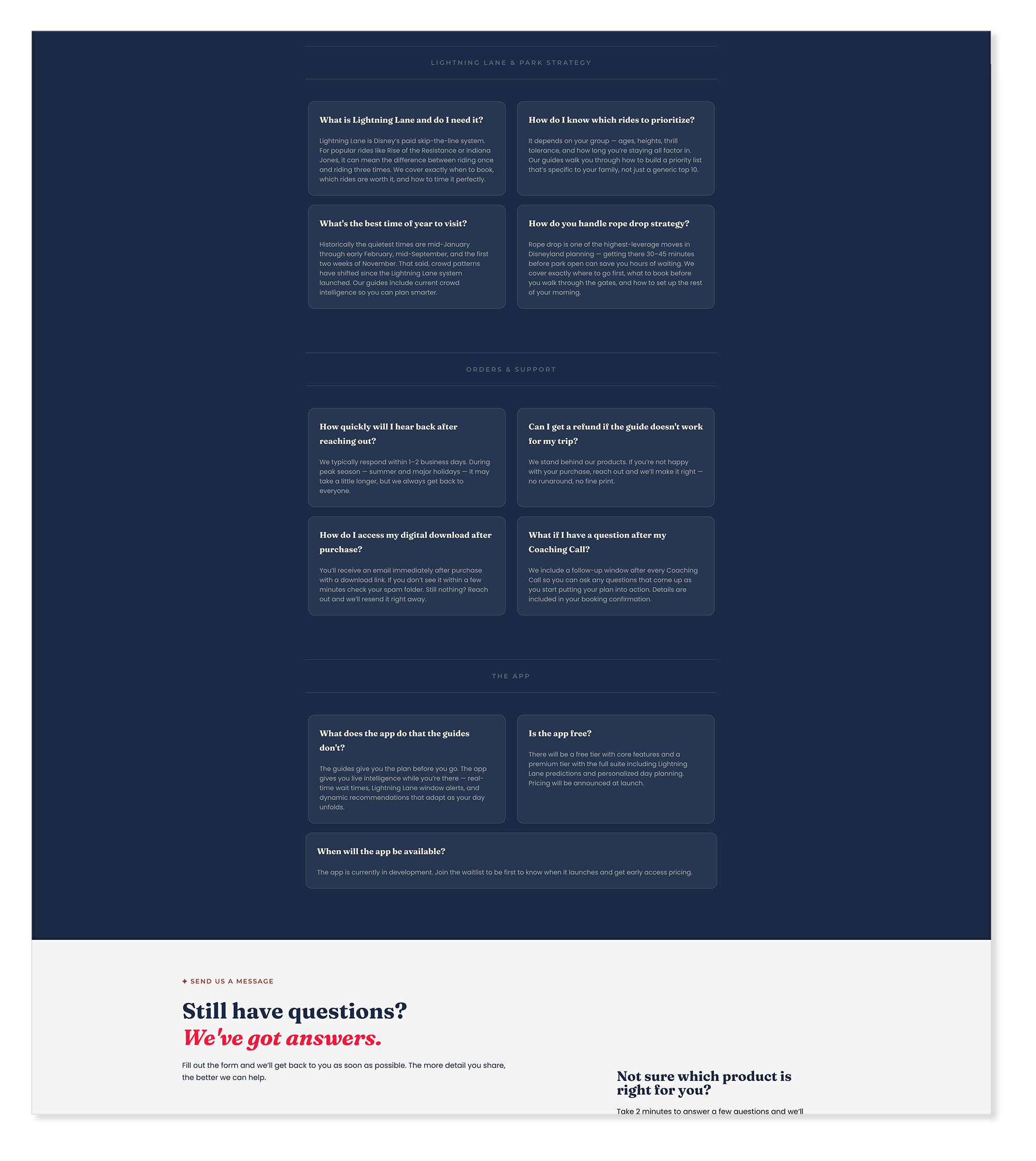 So Much Magic contact page middle
