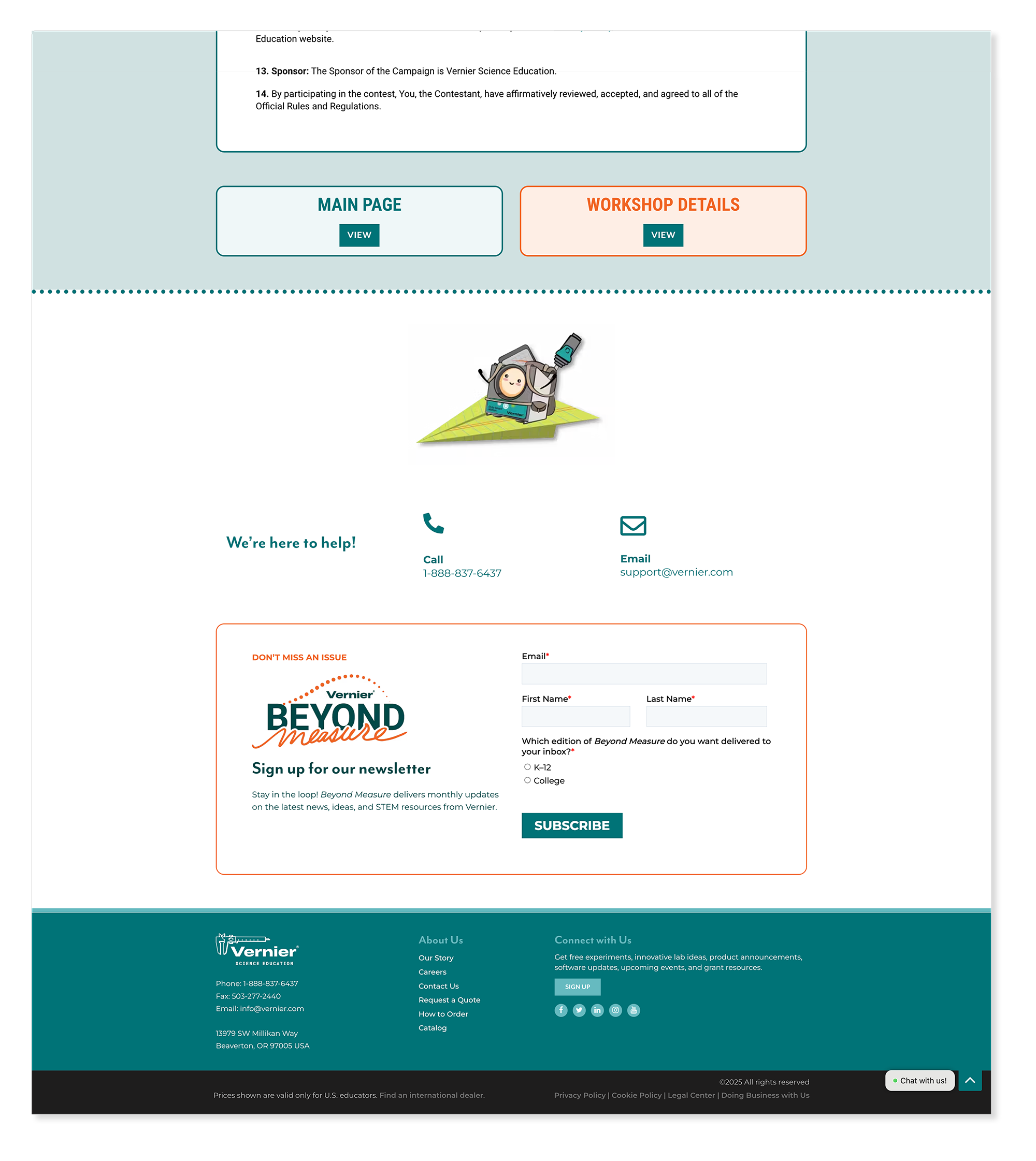NSTA 2025 — giveaways footer