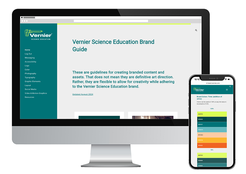 Vernier Science Education Brand Guide & Refresh