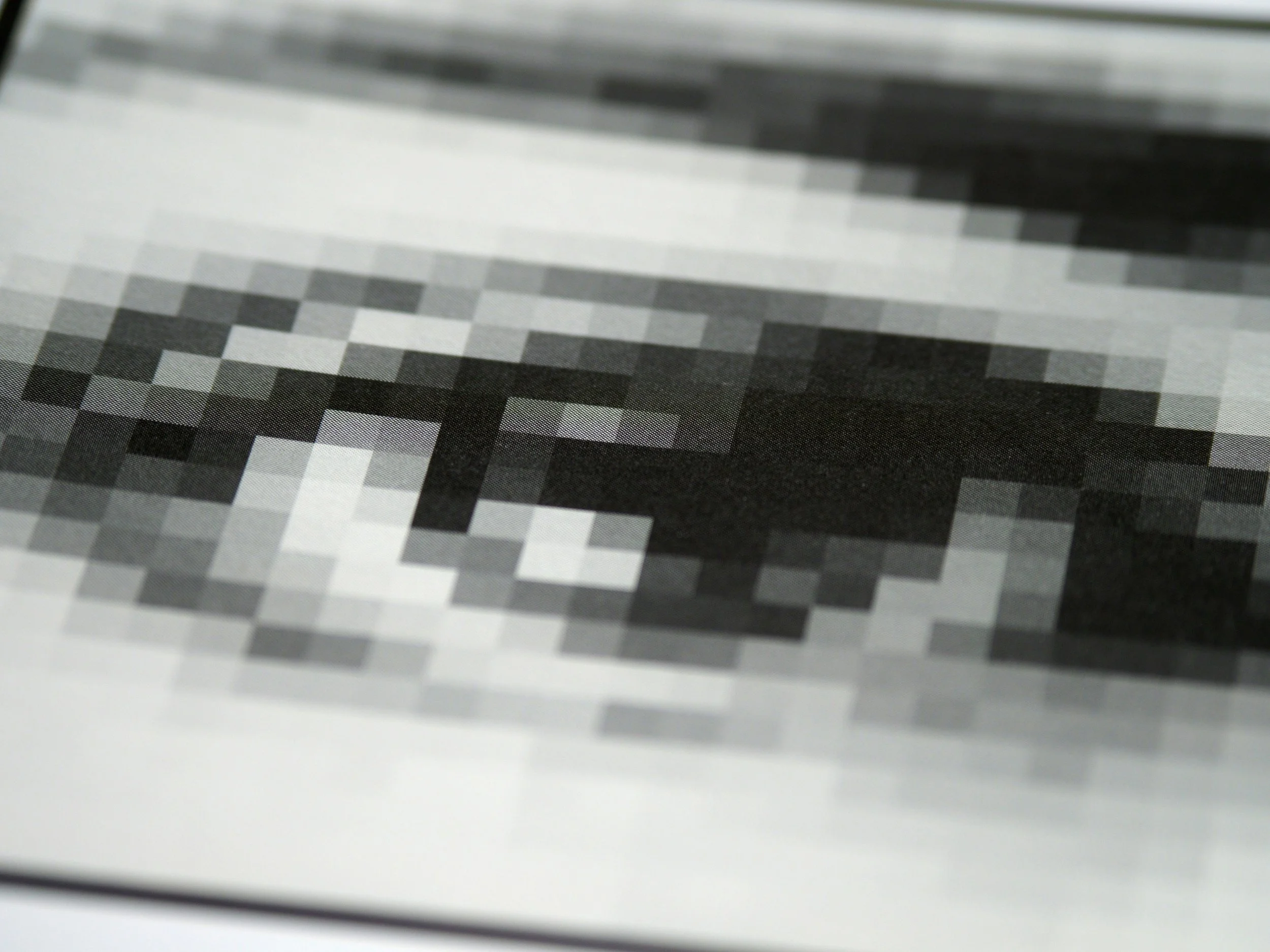 Ben-Day halftone dots closeup