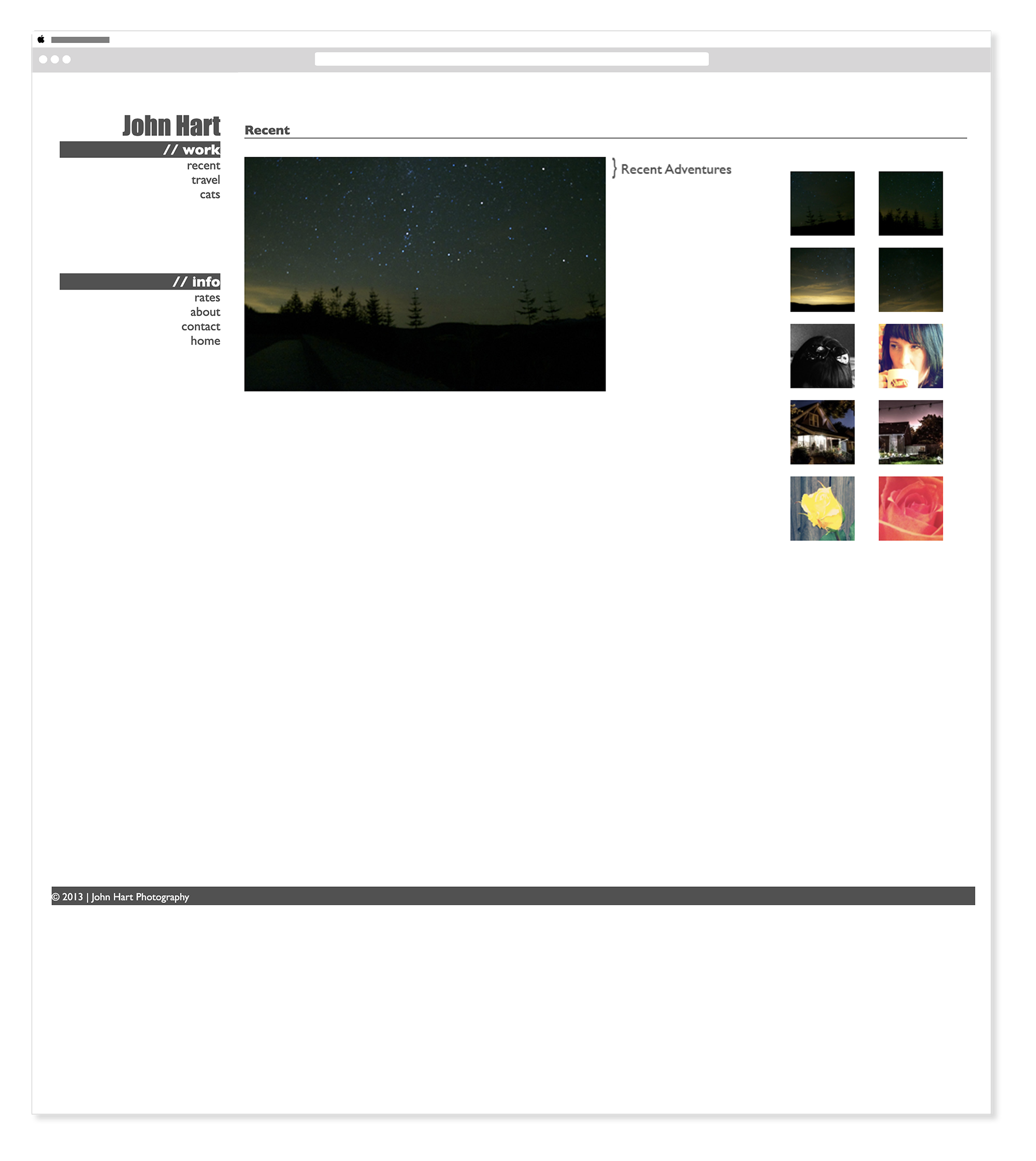 John Hart Photography 2013 — recent gallery