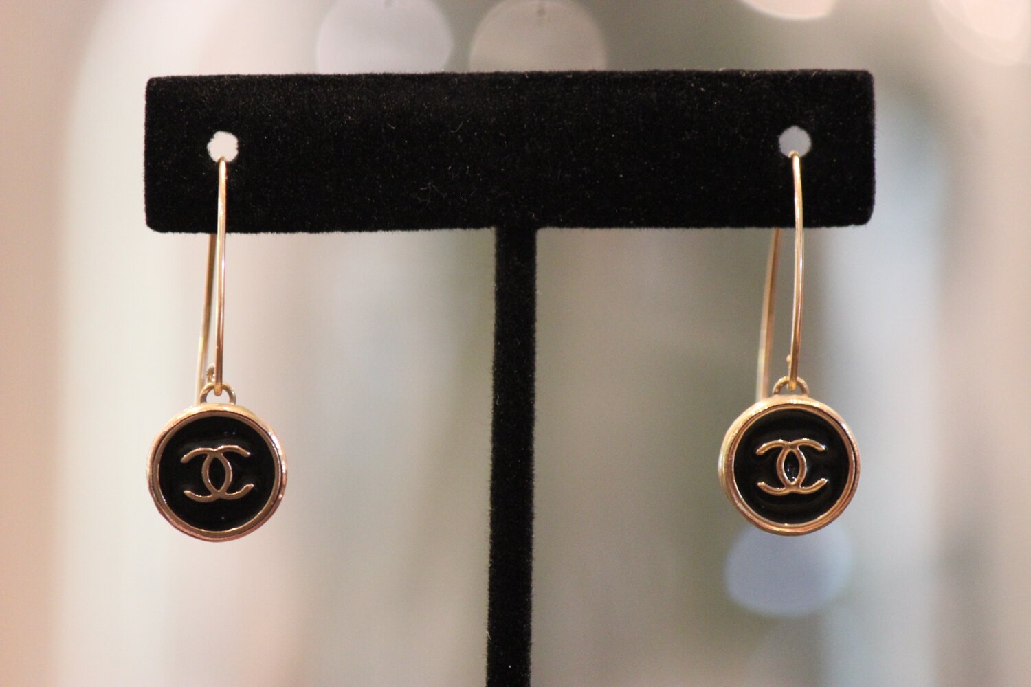 Diamond Marquise Drop Chanel Earrings — Blue Blood Metal