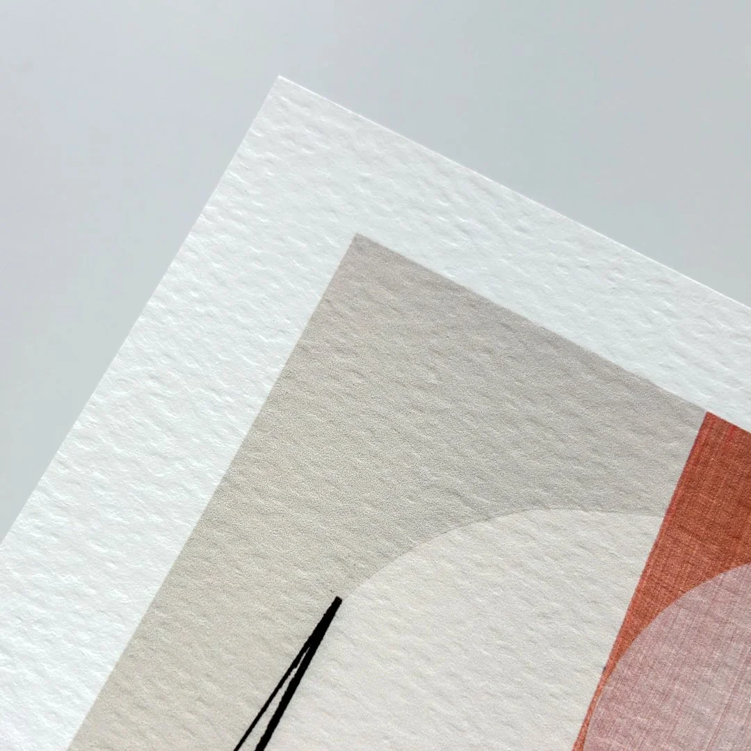 Cold press textured paper