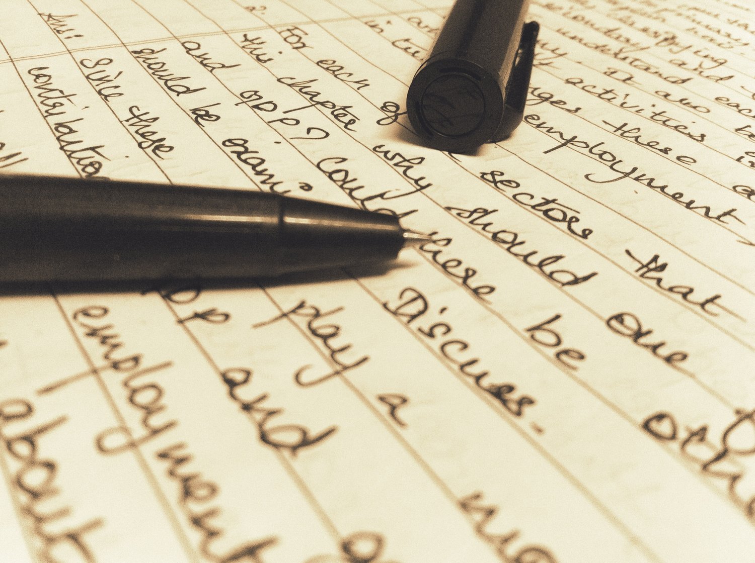 I just finish writing