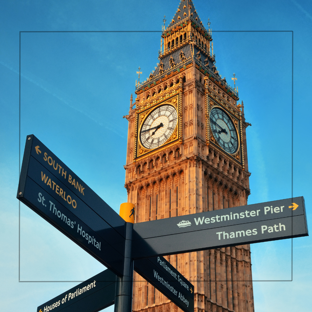 Big Ben e Westminster no city tour privado em Londres