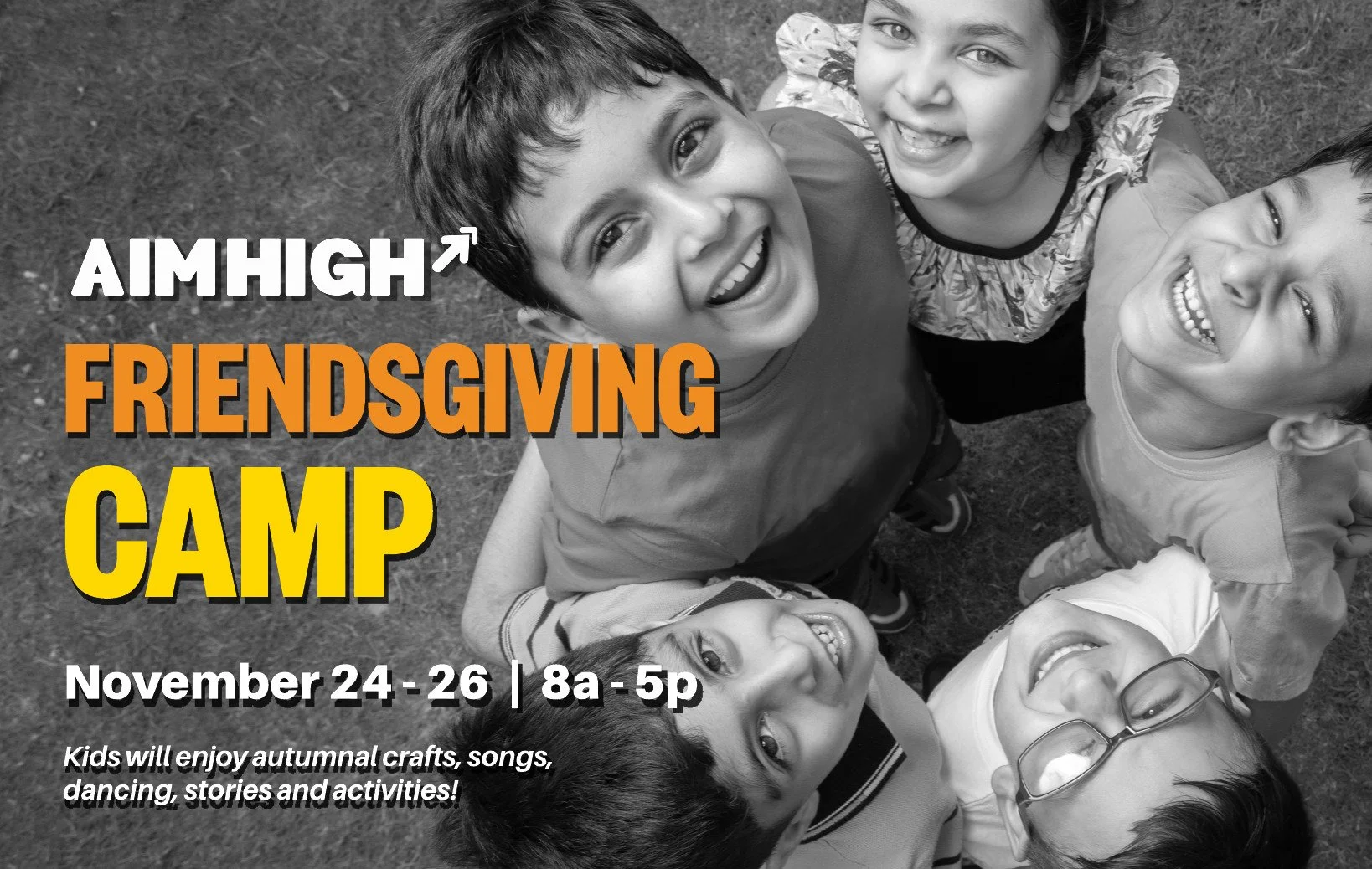 Friendsgiving camp poster