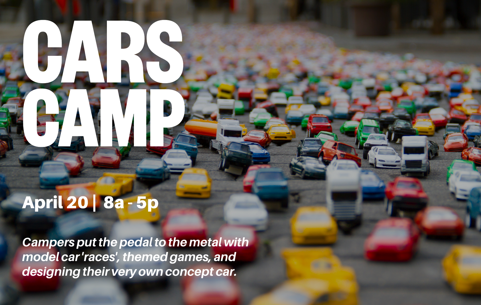 Cars camp poster.