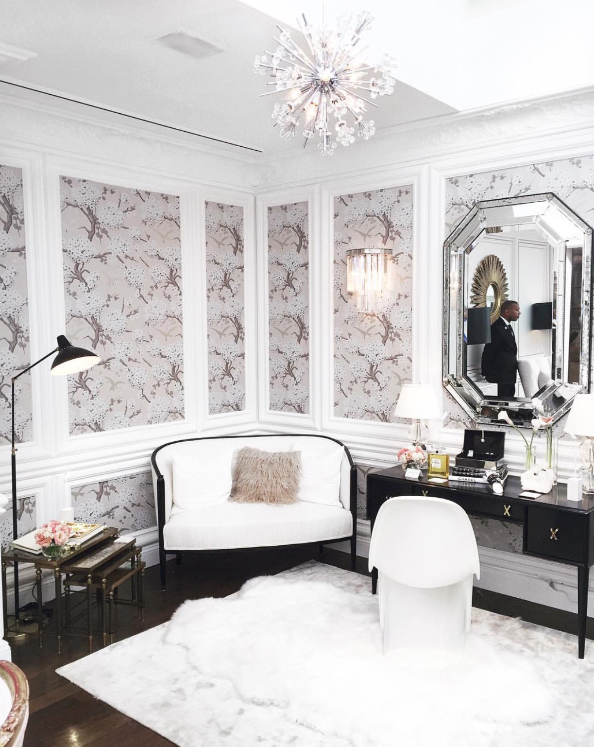 coco chanel living room decor and accessories