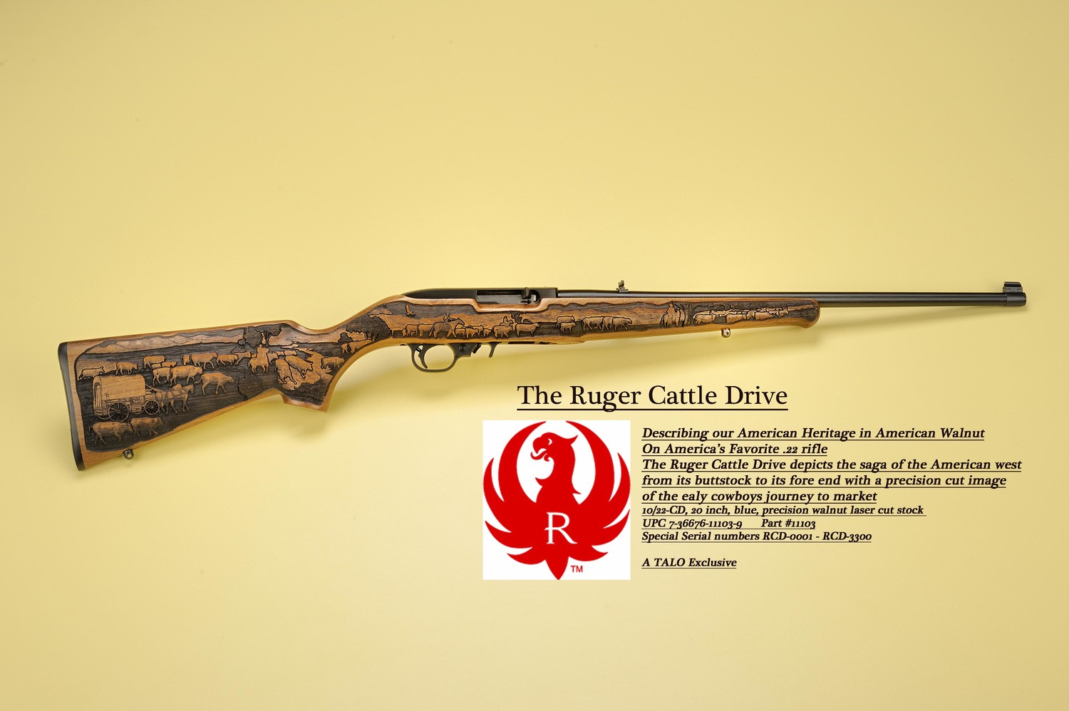 The Ruger Cattle Drive 10/22 One of 3300 - TALO Distributors Inc.