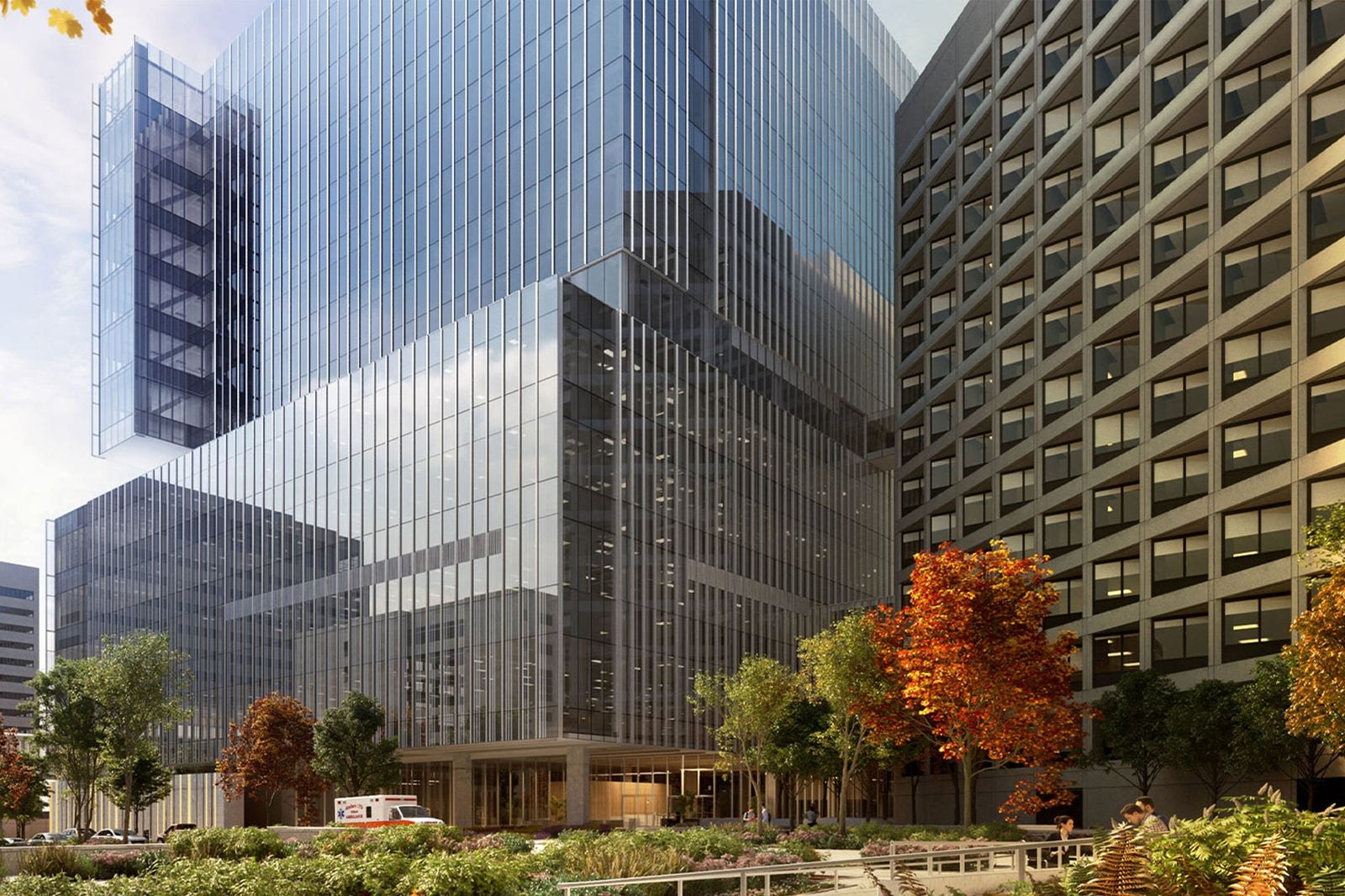 Architectural rendering of Swedish Hospital First Hill North Tower