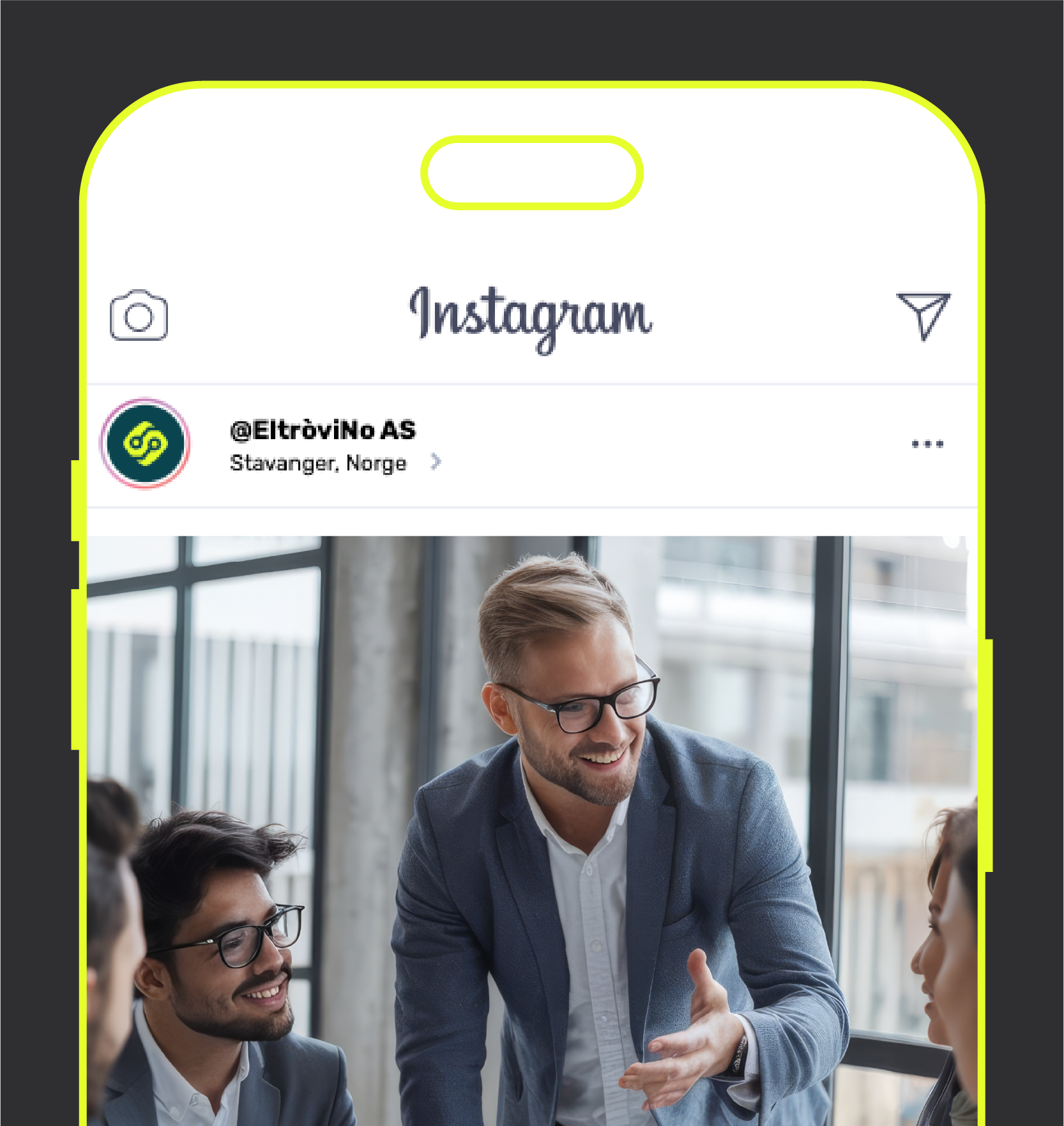 EltròviNo mobile mockup