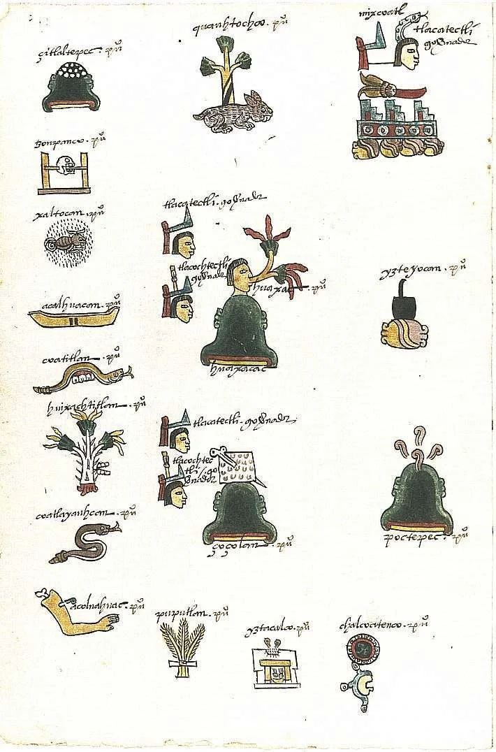 Códice Mendoza, folio 17v