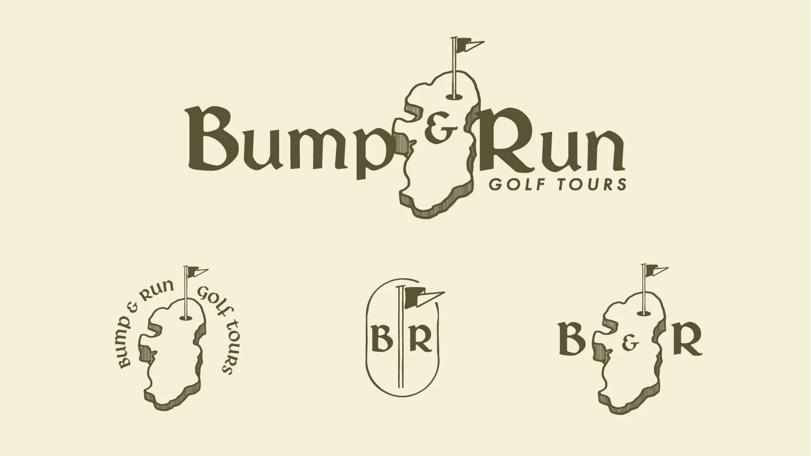 Bump & Run full logo system