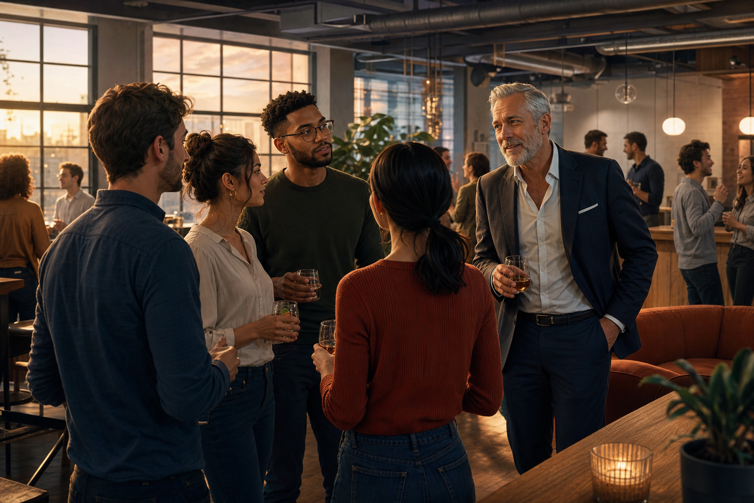 Office Happy Hour scenario