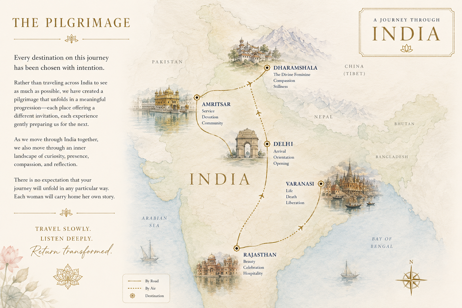 Map of the Pilgrimage Route