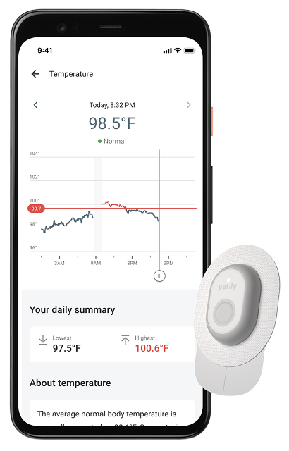 Verily Patch device and app